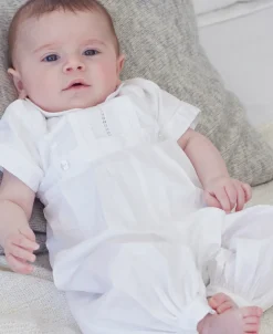 Kissy Kissy Aiden Christening Convertible Gown & Hat Set> Hats|Convertible Gowns