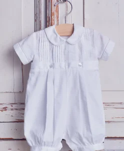 Kissy Kissy Alexander Christening Suit> Smocking + Hand Embroidery|Classic Collections