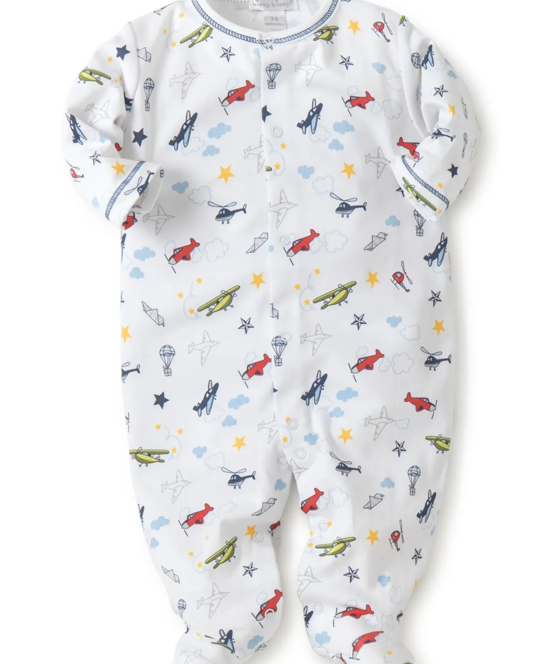 Kissy Kissy Aviators Large Footie> Footies|Classic Collections