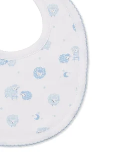 Kissy Kissy Baa Baa Baby Sheep Blue Bib> Bibs