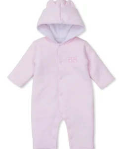 Kissy Kissy Baby Bear Cub Jacquard Padded Playsuit> Playsuits