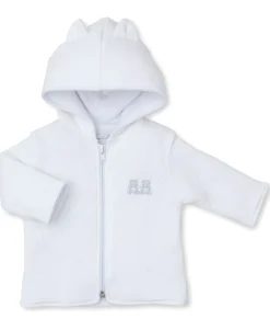 Kissy Kissy Baby Bear Cub White Padded Jacquard Jacket> White Basics