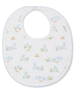 Kissy Kissy Baby Bunny Patch Blue Bib> Bibs