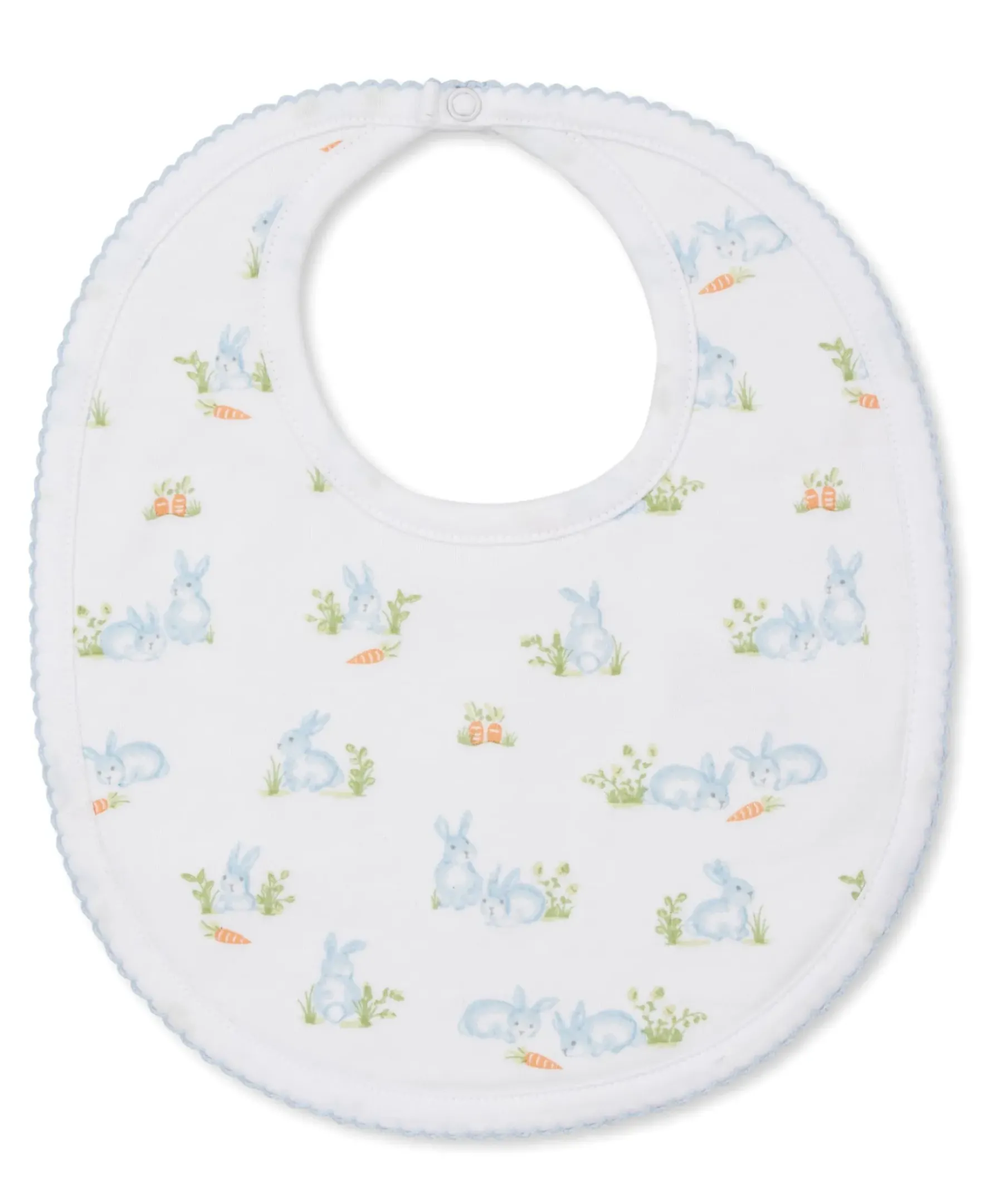 Kissy Kissy Baby Bunny Patch Blue Bib> Bibs