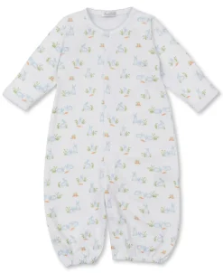 Kissy Kissy Baby Bunny Patch Blue Convertible Gown> Convertible Gowns