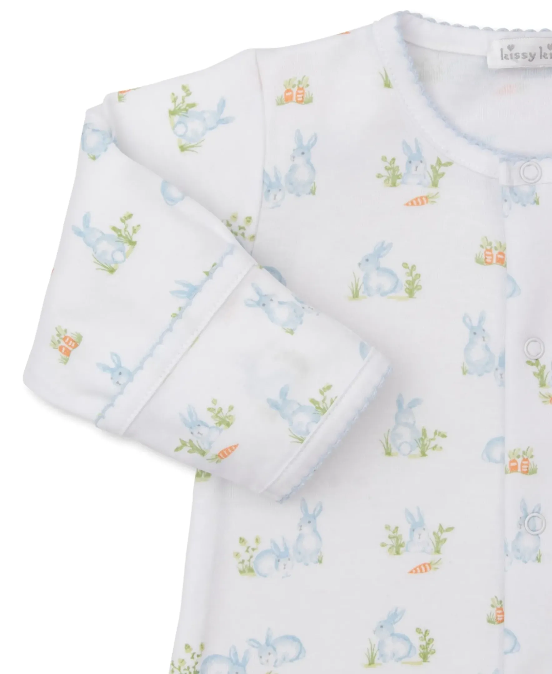 Kissy Kissy Baby Bunny Patch Blue Convertible Gown> Convertible Gowns