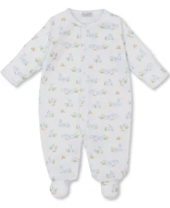 Kissy Kissy Baby Bunny Patch Blue Footie> Footies