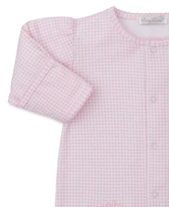 Kissy Kissy Baby Bunny Patch Gingham Footie & Hat Set> Hats|Footies