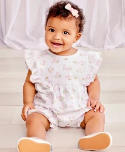 Kissy Kissy Baby Bunny Patch Print Playsuit> Playsuits