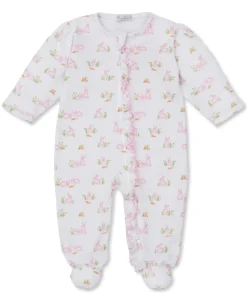 Kissy Kissy Baby Bunny Patch Zip Footie> Footies|Pajamas