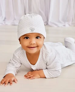 Kissy Kissy Baby Jungle Playdate Knotted Dot Hat> Hats