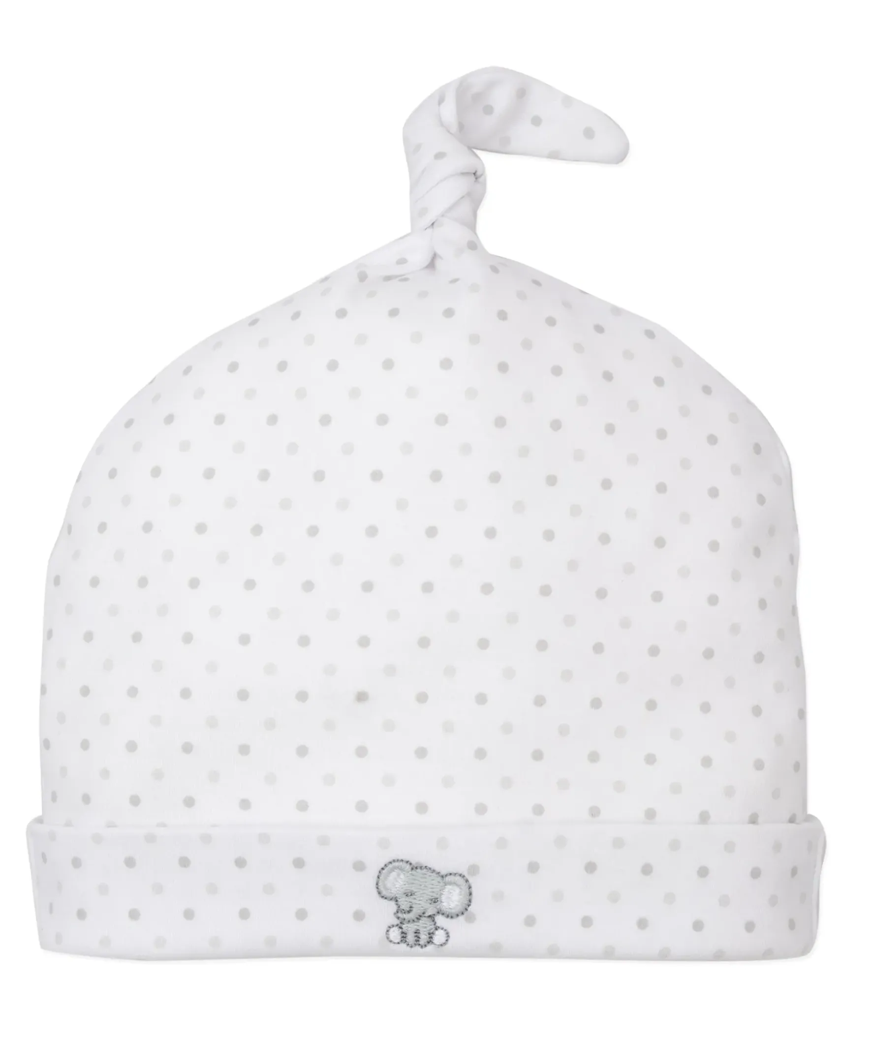 Kissy Kissy Baby Jungle Playdate Knotted Dot Hat> Hats