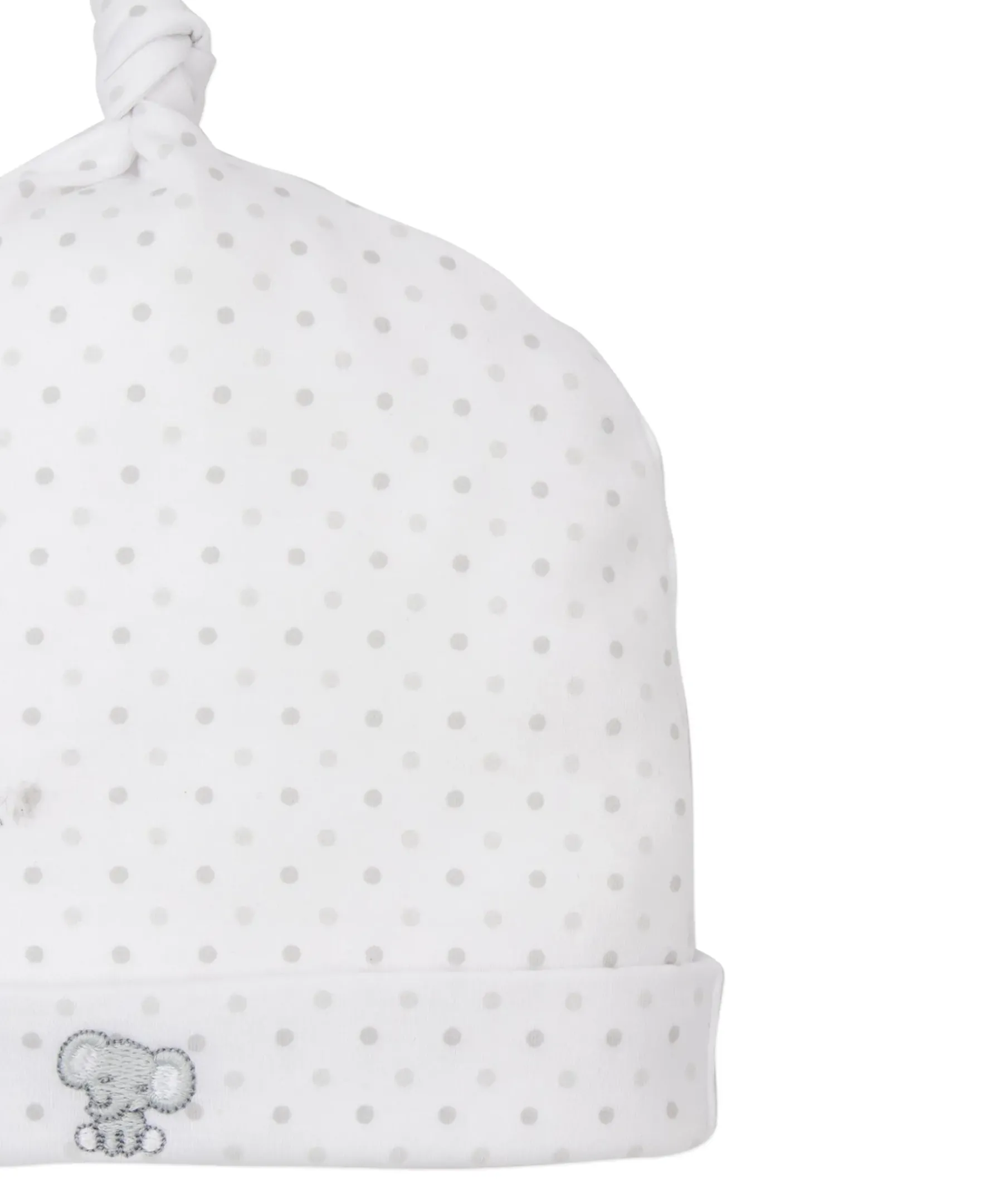 Kissy Kissy Baby Jungle Playdate Knotted Dot Hat> Hats