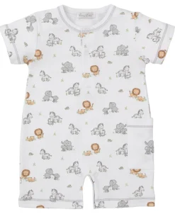 Kissy Kissy Baby Jungle Playdate Short Playsuit> Playsuits|Rompers