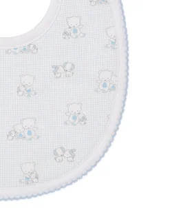 Kissy Kissy Beary Besties Blue Bib> Bibs