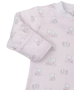 Kissy Kissy Beary Besties Zip Footie> Footies|Pajamas