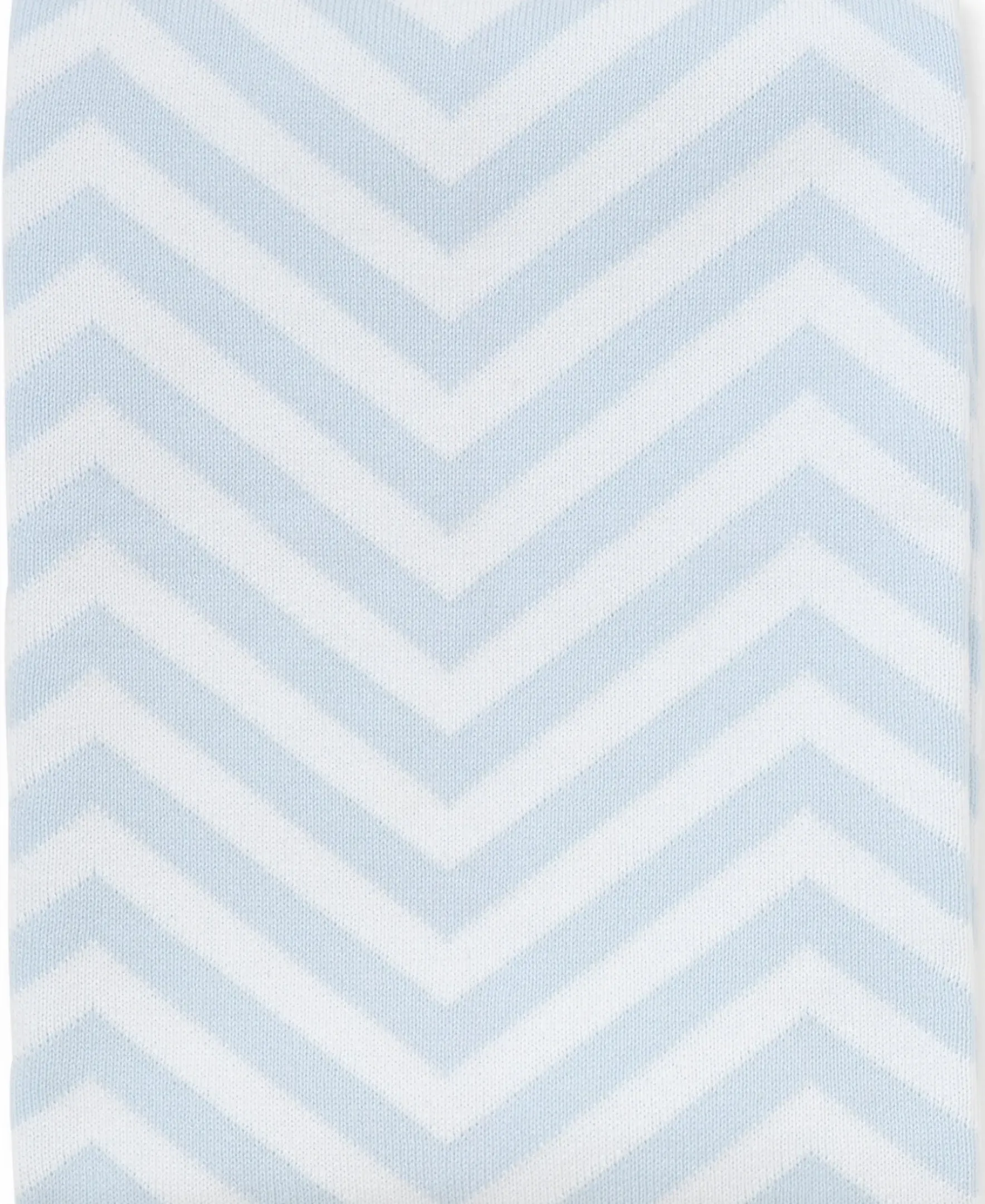 Kissy Kissy Blue Chevron Knit Novelty Blanket> Blankets|Classic Collections