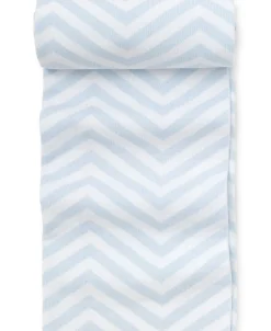 Kissy Kissy Blue Chevron Knit Novelty Blanket> Blankets|Classic Collections