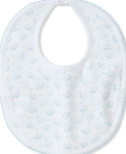 Kissy Kissy Blue Ele-Fun Bib> Bibs|Classic Collections