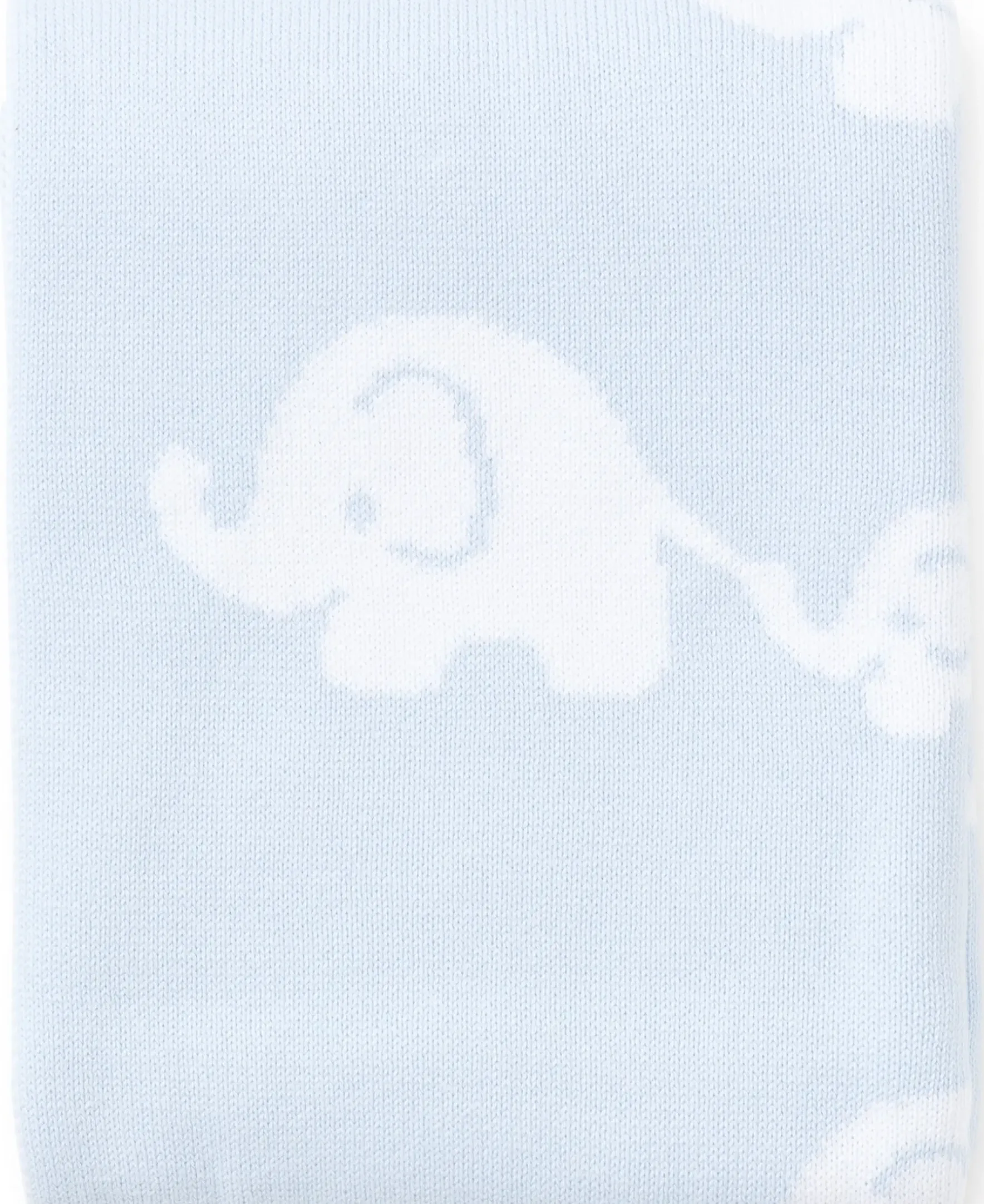 Kissy Kissy Blue Elephant Knit Novelty Blanket> Blankets|Classic Collections