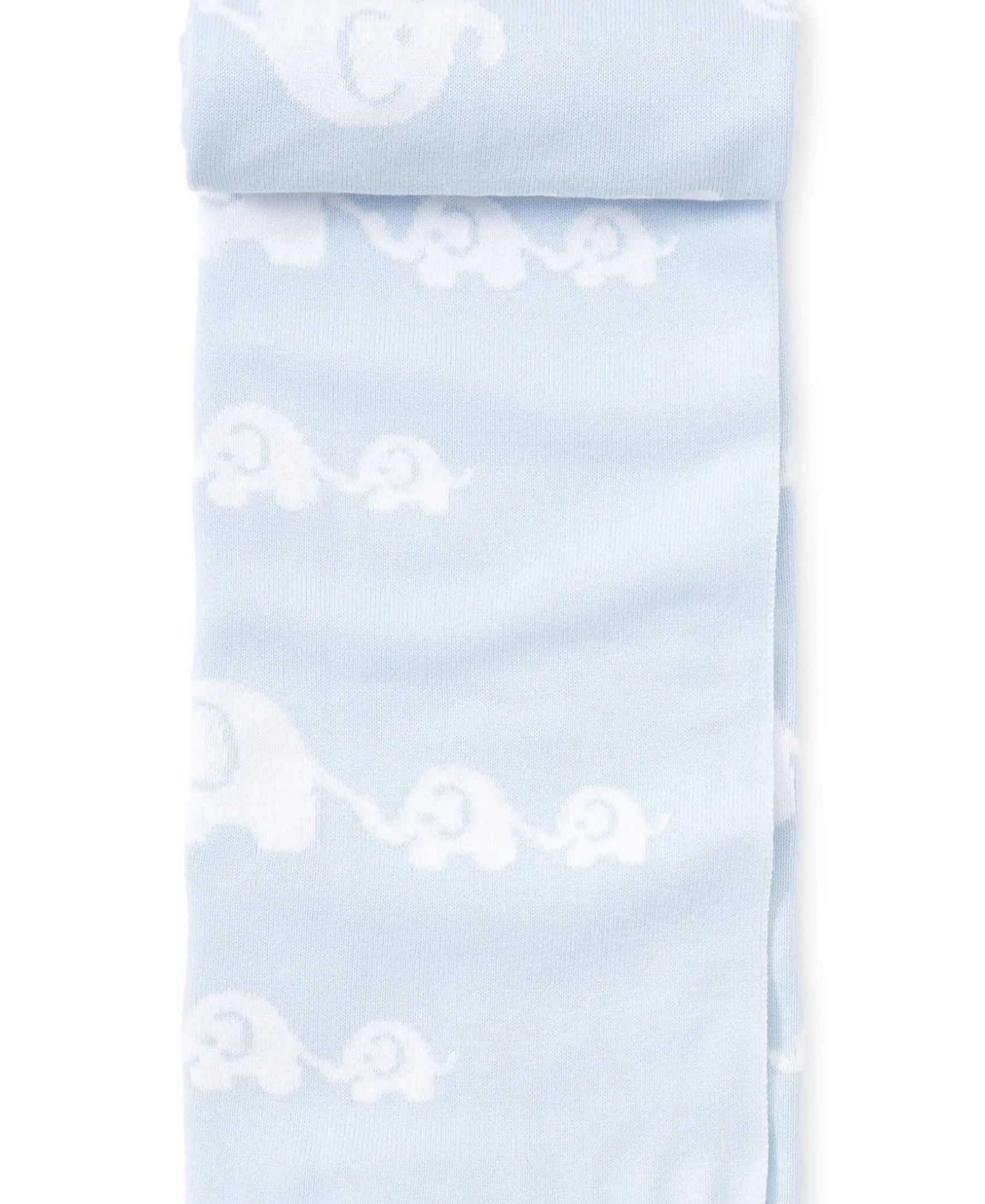 Kissy Kissy Blue Elephant Knit Novelty Blanket> Blankets|Classic Collections