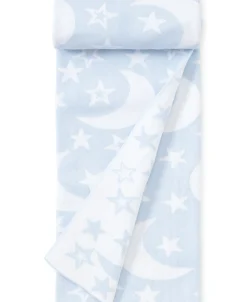 Kissy Kissy Blue Moon and Star Knit Novelty Blanket><noscript><img width=