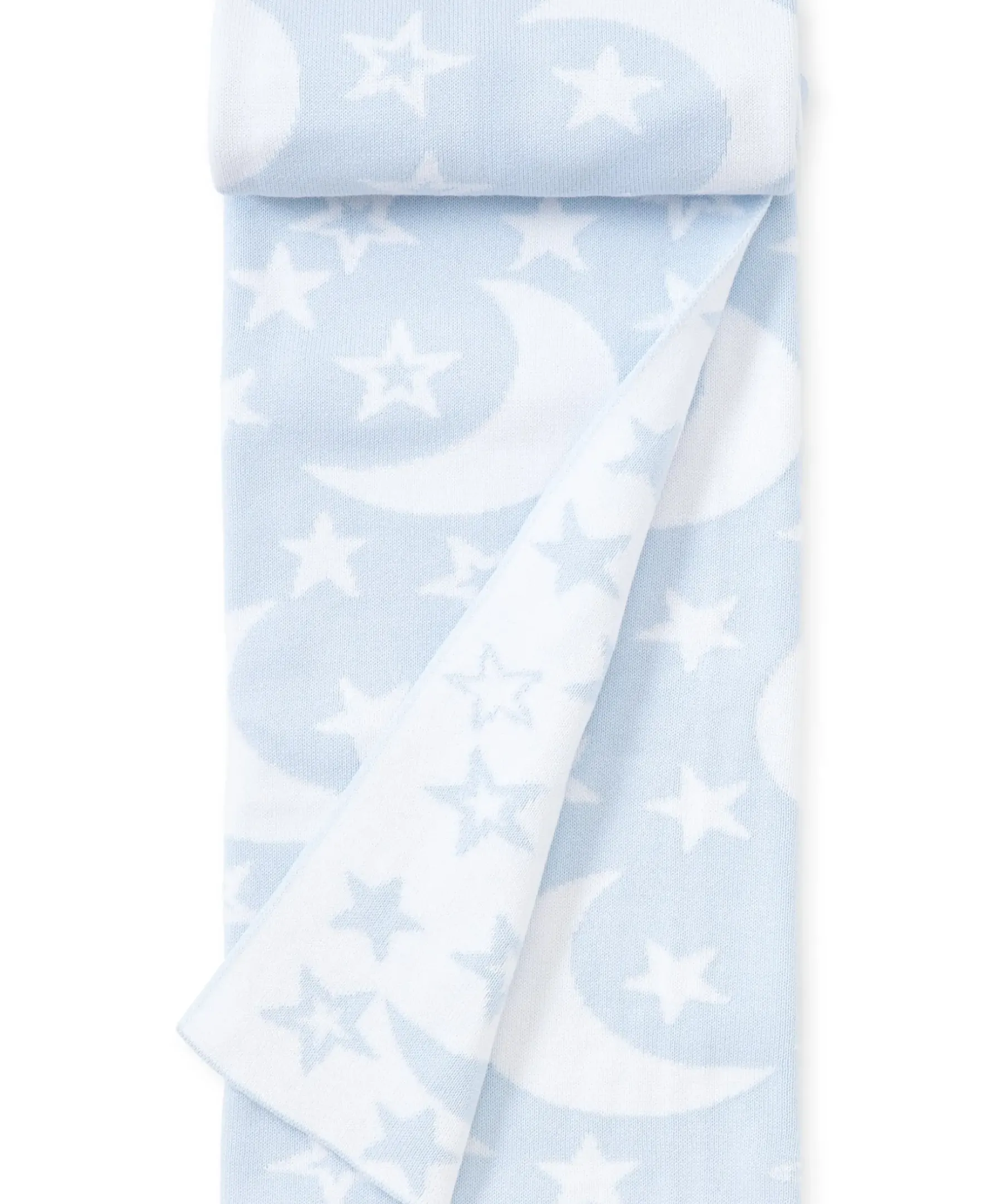 Kissy Kissy Blue Moon and Star Knit Novelty Blanket> Blankets|Classic Collections