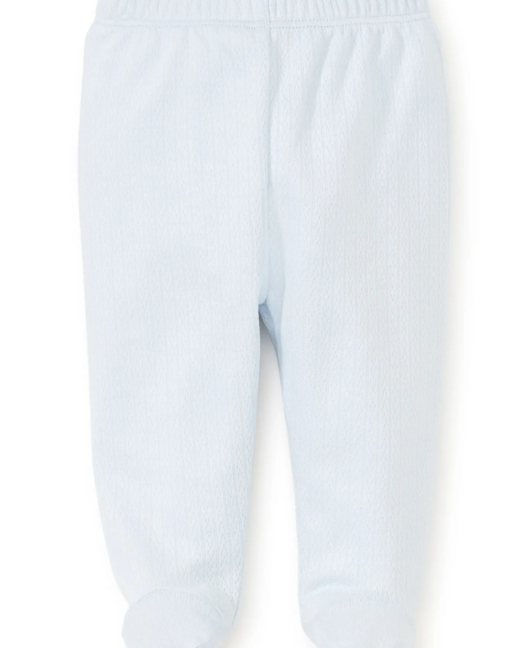 Kissy Kissy Blue Pointelle Footed Pant> Classic Collections