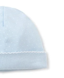 Kissy Kissy Blue/White New Kissy Dots Print Hat> Hats|White Basics