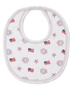 Kissy Kissy Bold Stripes & Bright Stars Bib> Bibs