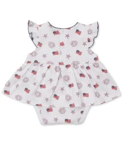 Kissy Kissy Bold Stripes & Bright Stars Bodysuit Dress> Dresses + Bubbles|Bodysuits