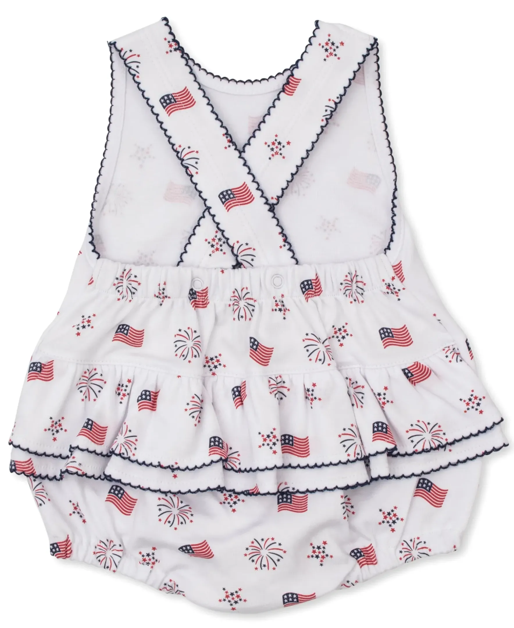 Kissy Kissy Bold Stripes & Bright Stars Bubble> Rompers|Dresses + Bubbles