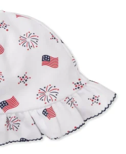 Kissy Kissy Bold Stripes & Bright Stars Floppy Hat> Hats