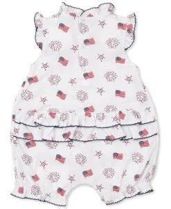 Kissy Kissy Bold Stripes & Bright Stars Ruffle Playsuit> Playsuits