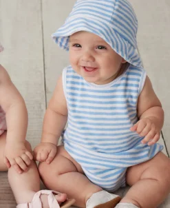 Kissy Kissy Cabana Terry Stripes Sunhat> Hats