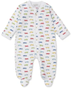 Kissy Kissy Car Central Zip Footie> Footies|Pajamas
