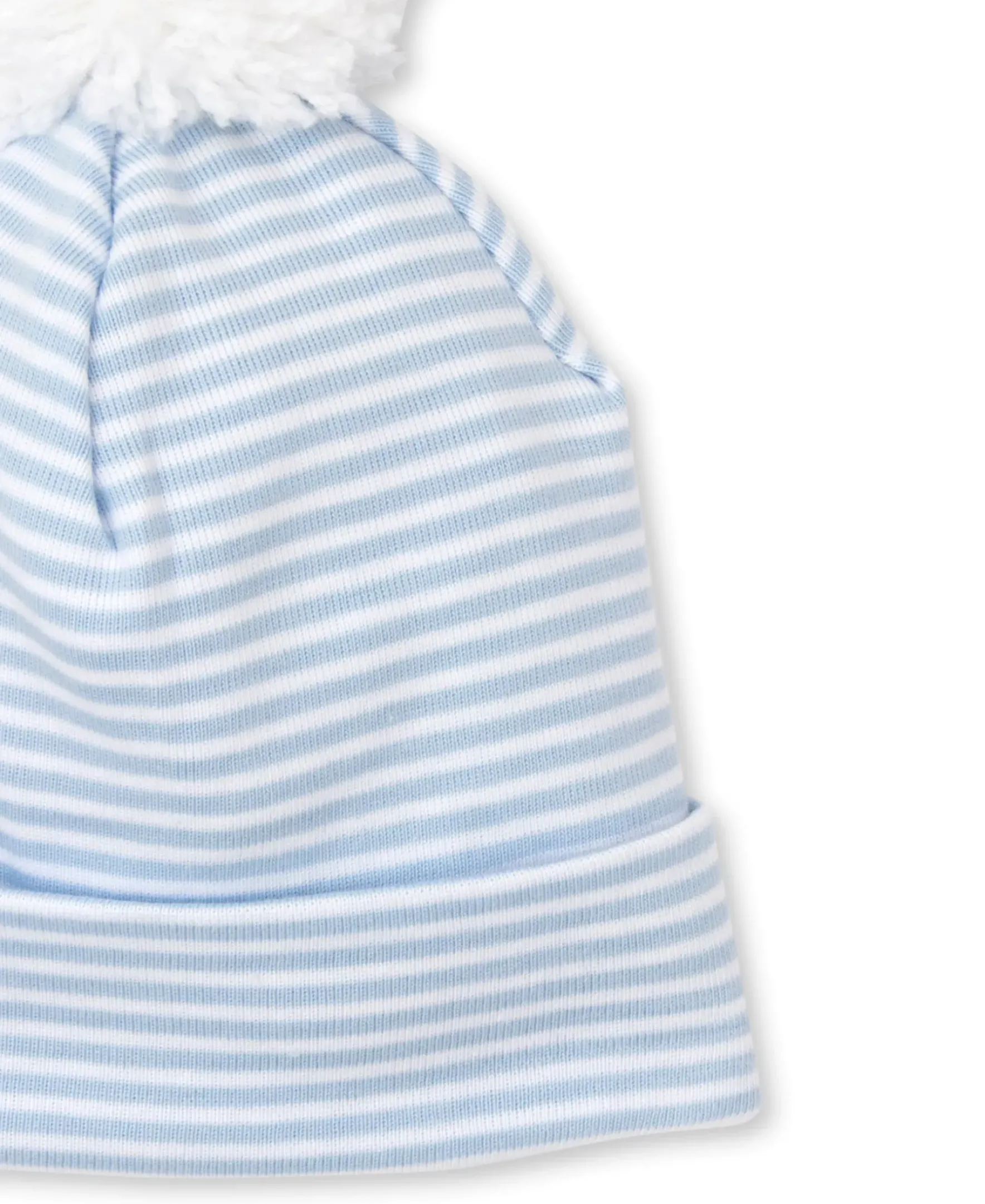 Kissy Kissy Classic Rib Blue Stripe Hat> Hats|Classic Collections