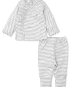 Kissy Kissy Classic Rib Stripe Footed Pant Set> Classic Collections