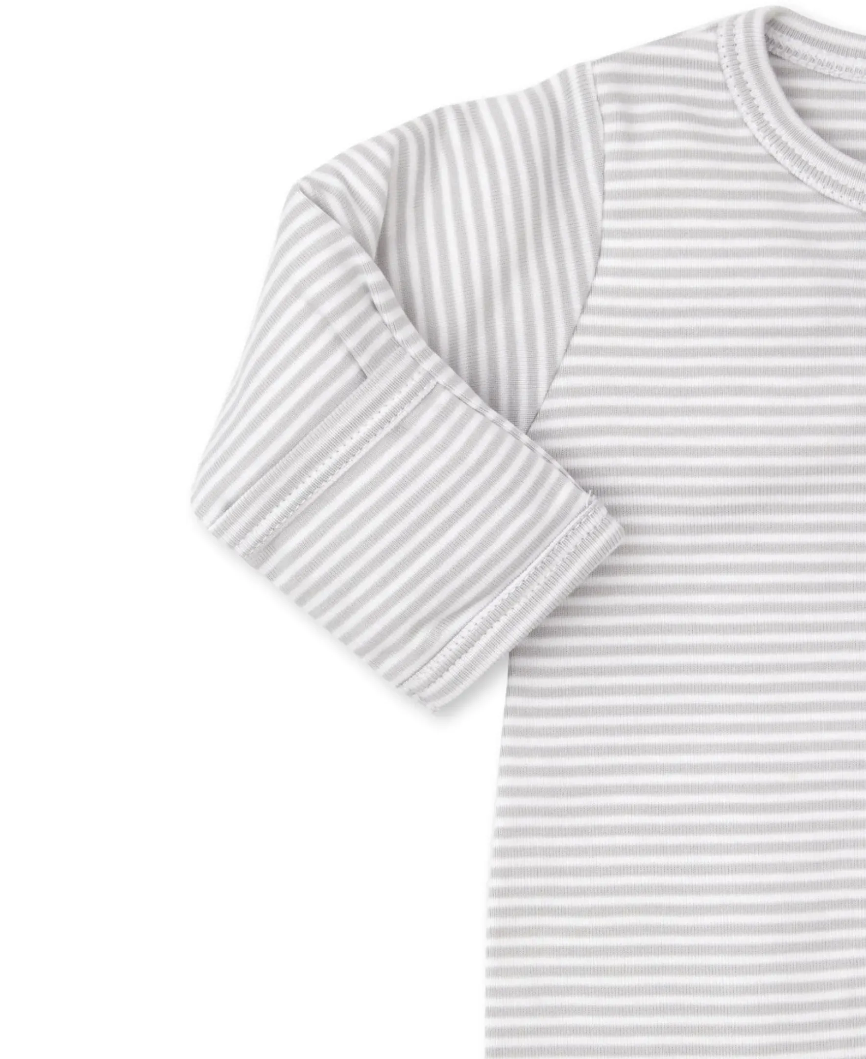 Kissy Kissy Classic Rib Stripe Zip Footie> Footies|Pajamas