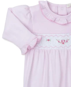 Kissy Kissy CLB Fall Medley 24 Hand Smocked Footie> Footies|Smocking + Hand Embroidery