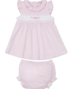 Kissy Kissy CLB Summer Medley 25 Hand Smocked Dress Set> Dresses + Bubbles|Smocking + Hand Embroidery