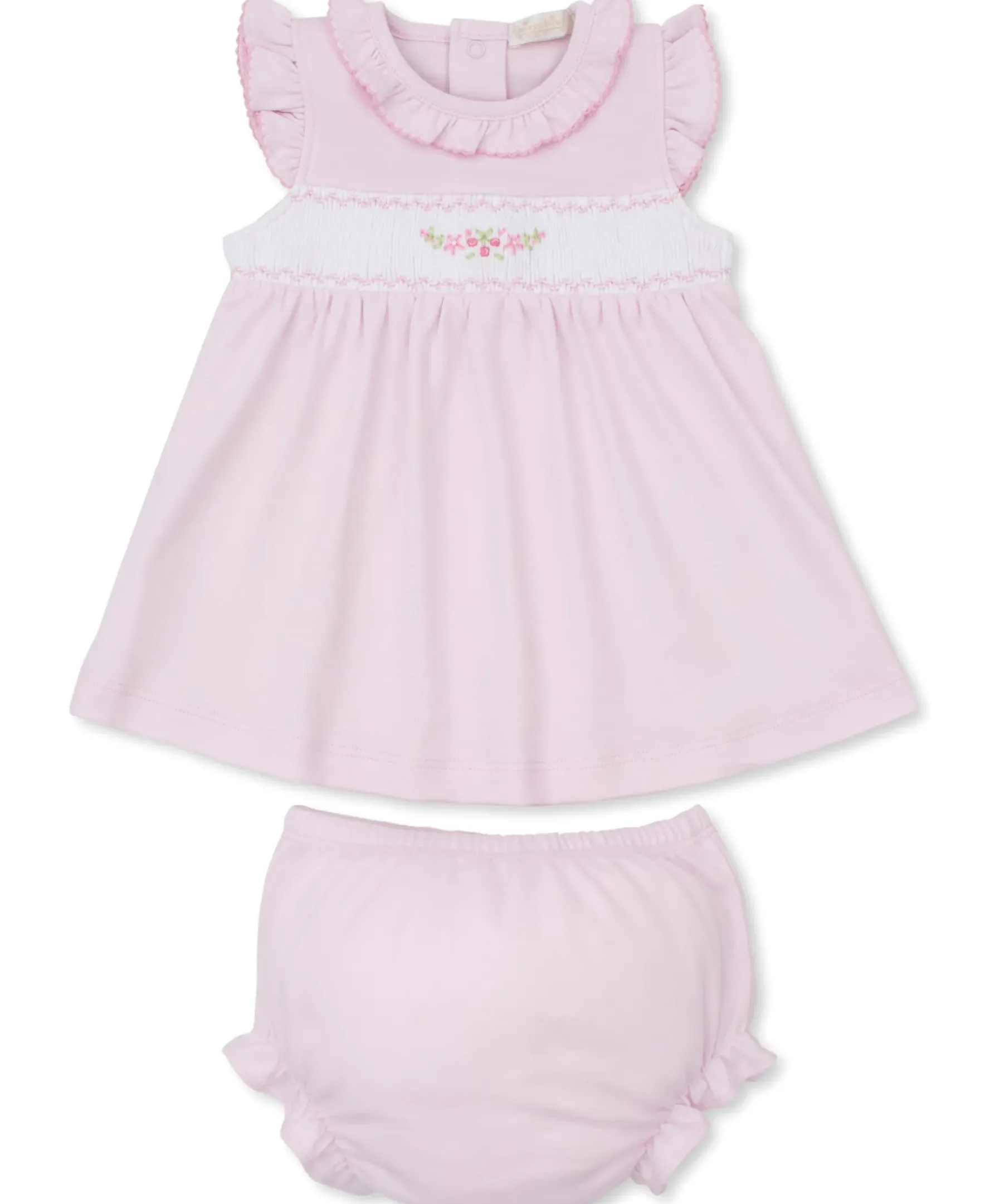 Kissy Kissy CLB Summer Medley 25 Hand Smocked Dress Set> Dresses + Bubbles|Smocking + Hand Embroidery
