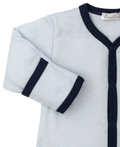 Kissy Kissy Construction Trucks Stripe Footie> Footies