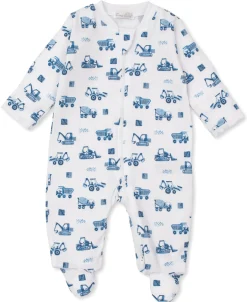 Kissy Kissy Construction Trucks Zip Footie> Footies|Pajamas