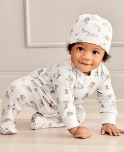 Kissy Kissy Cowpokes Roundup Zip Footie> Footies|Pajamas
