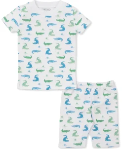 Kissy Kissy Cruising Crocodiles Short Pajama Set> Pajamas