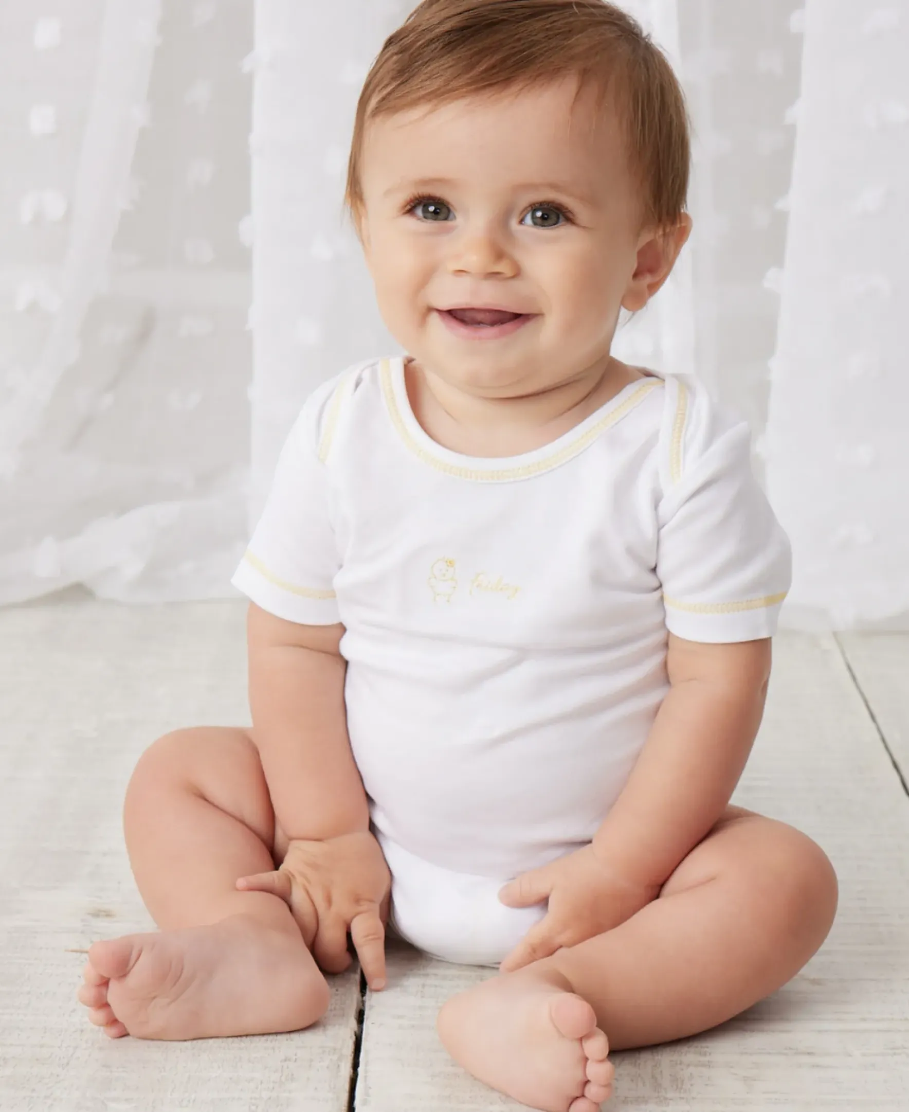 Kissy Kissy Days of the Week Girls Bodysuit Set> Bodysuits|Multipacks + Sets