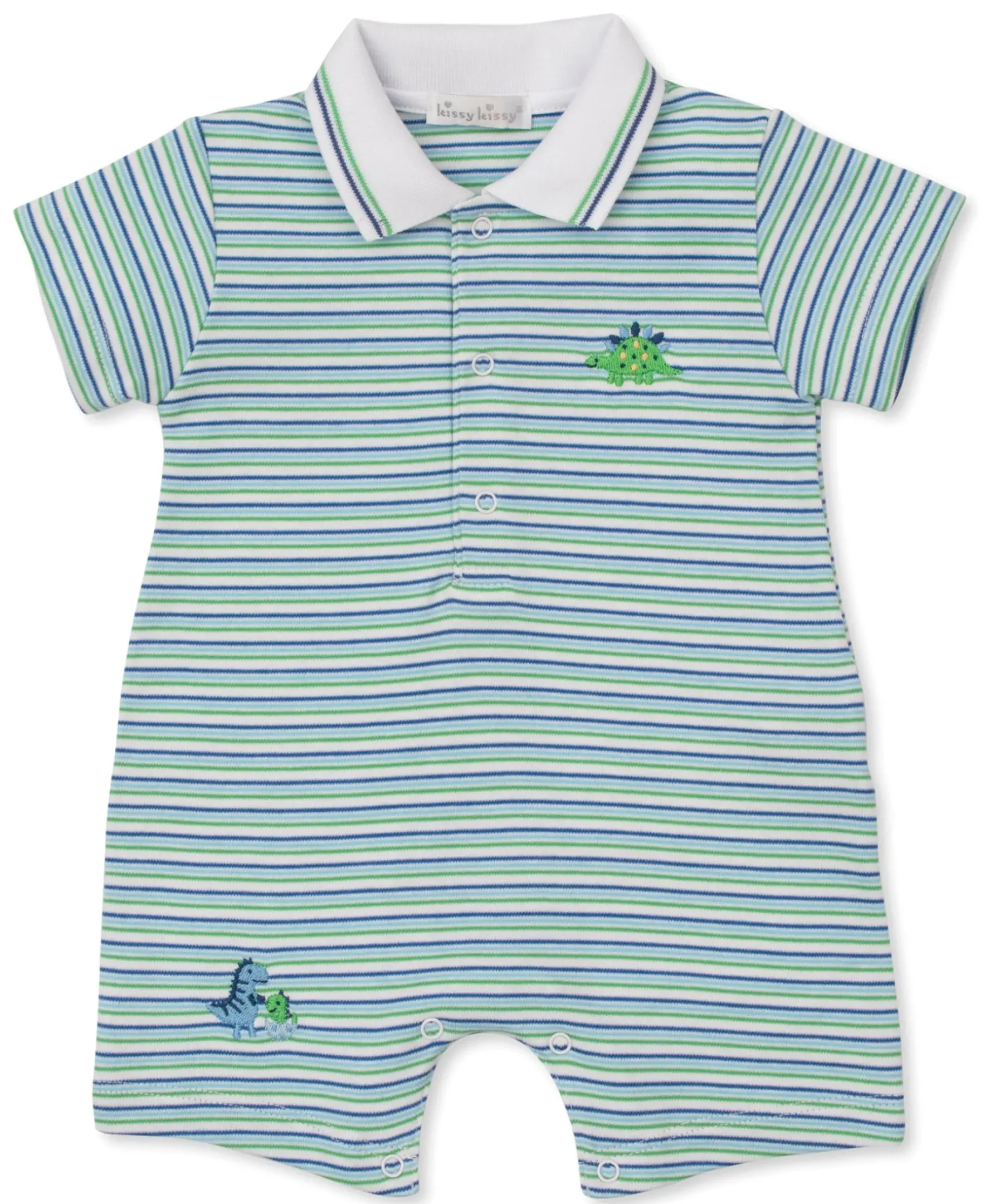 Kissy Kissy Dino District Short Stripe Playsuit> Playsuits