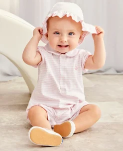 Kissy Kissy Fairway Foursome Stripe Short Playsuit> Playsuits|Rompers