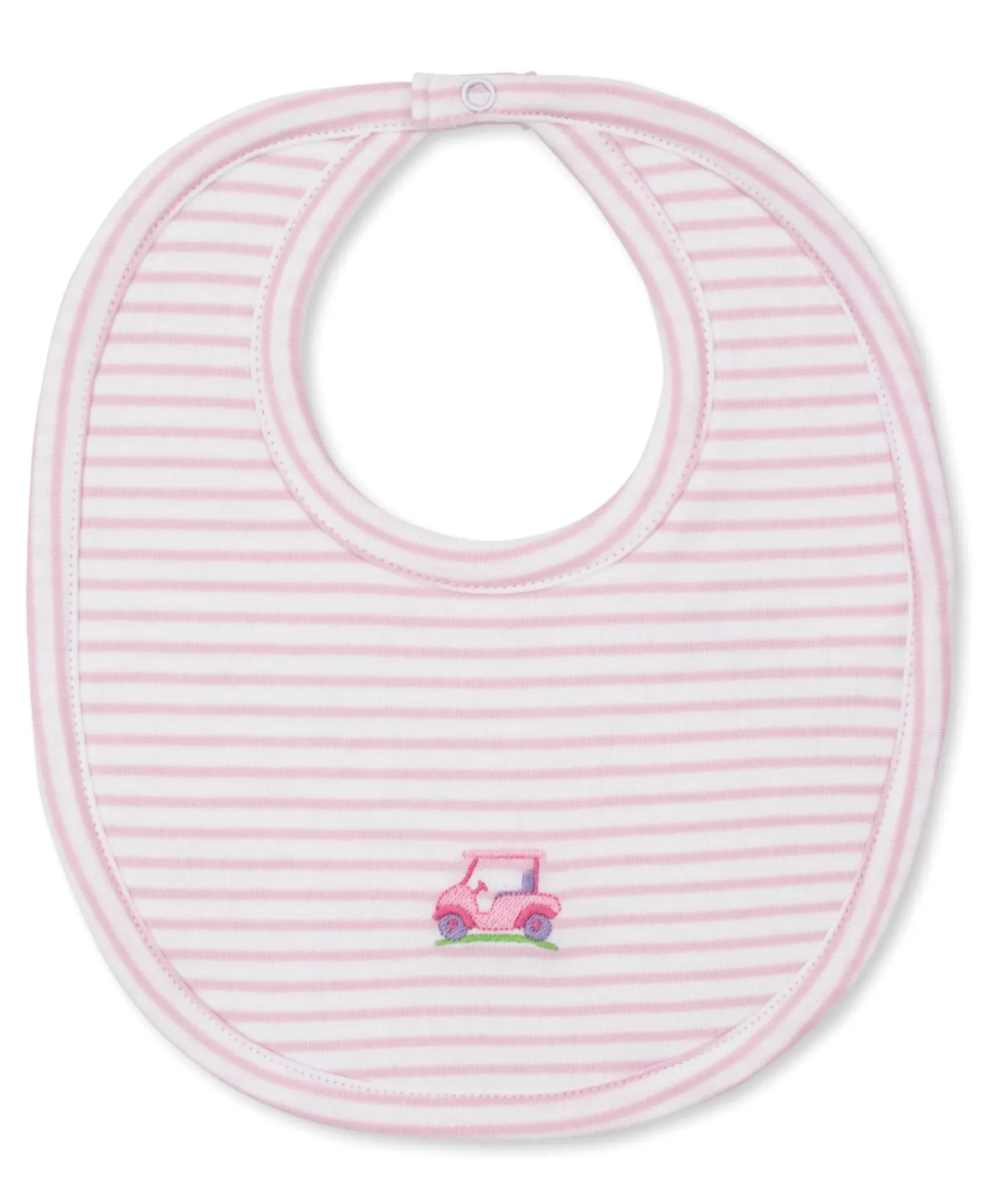 Kissy Kissy Fairway Foursome Stripe Bib> Bibs